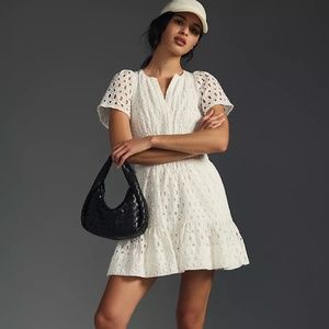 Anthropologie Somerset Mini Dress: Eyelet Edition